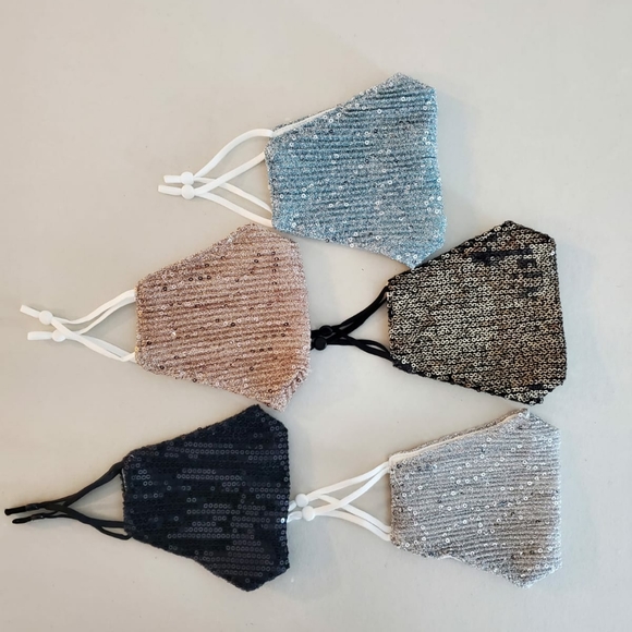 Handmade Bling Bling Mask *2 layer* - Picture 1 of 2